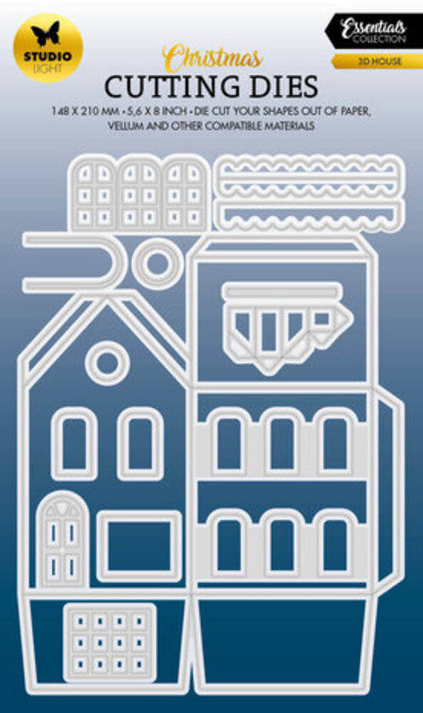 Studio Light Christmas Essentials Snijmal 3D House (SL-ES-CD550)