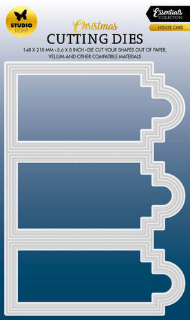 Studio Light Christmas Essentials Snijmal House Card (SL-ES-CD552)