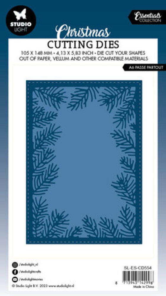Studio Light Christmas Essentials Snijmal A6 Passe Partout (SL-ES-CD554) Studio Light Christmas Essentials Snijmal A6 Passe Partout (SL-ES-CD554)