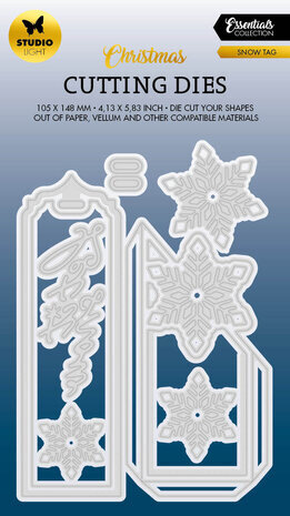 Studio Light Christmas Essentials Snijmal Snow Tag (SL-ES-CD555) Studio Light Christmas Essentials Snijmal Snow Tag (SL-ES-CD555)