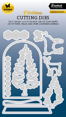 Studio Light Christmas Essentials Snijmal Dome Scenery (SL-ES-CD557) Studio Light Christmas Essentials Snijmal Dome Scenery (SL-ES-CD557)