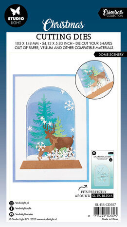 Studio Light Christmas Essentials Snijmal Dome Scenery (SL-ES-CD557) Studio Light Christmas Essentials Snijmal Dome Scenery (SL-ES-CD557)