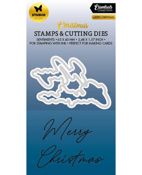 Studio Light Christmas Essentials Stamp & Die Merry Christmas (SL-ES-SCD60) Studio Light Christmas Essentials Stamp & Die Merry Christmas (SL-ES-SCD60)