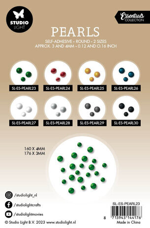Studio Light Essentials Self-Adhesive Pearls Green (SL-ES-PEARL23)