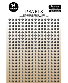 Studio Light Essentials Self-Adhesive Pearls Dark Silver (SL-ES-PEARL29)