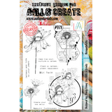 AALL and Create Clear Stamp Set A5 Hexapetalistic (AALL-TP-978)