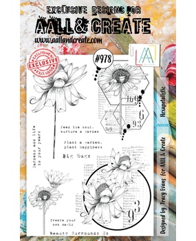 AALL and Create Clear Stamp Set A5 Hexapetalistic (AALL-TP-978) AALL and Create Clear Stamp Set A5 Hexapetalistic (AALL-TP-978)