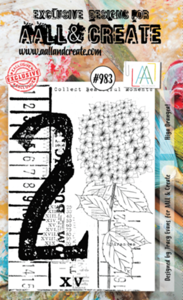 AALL and Create Clear Stamp Set A6 Hiya Drangea! (AALL-TP-983) AALL and Create Clear Stamp Set A6 Hiya Drangea! (AALL-TP-983)