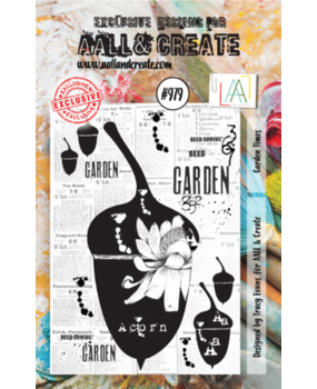 AALL and Create Clear Stamp Set A7 Garden Times (AALL-TP-979)