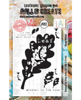 AALL and Create Clear Stamp Set A7 Windy Willows (AALL-TP-982)