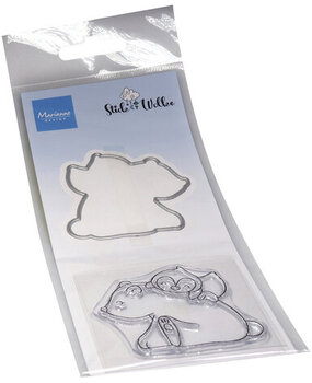 Marianne Design Stick & Wolke Stamp & Die Bear & Penguin (CS1137)