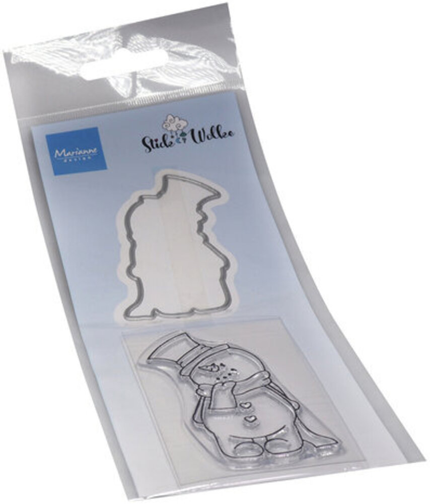 Marianne Design Stick & Wolke Stamp & Die Snowman (CS1139) Marianne Design Stick & Wolke Stamp & Die Snowman (CS1139)