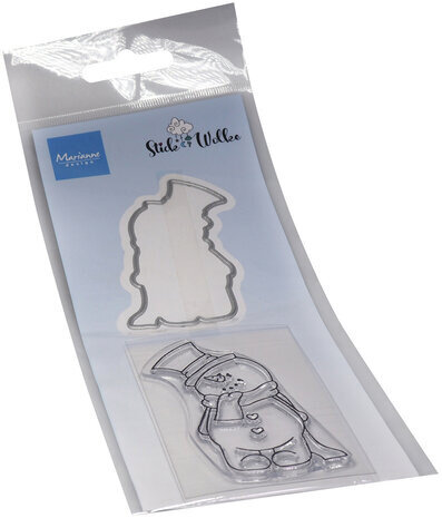 Marianne Design Stick & Wolke Stamp & Die Snowman (CS1139) Marianne Design Stick & Wolke Stamp & Die Snowman (CS1139)