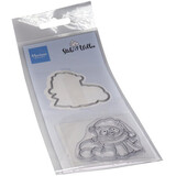 Marianne Design Stick & Wolke Stamp & Die Snow Panda (CS1140)