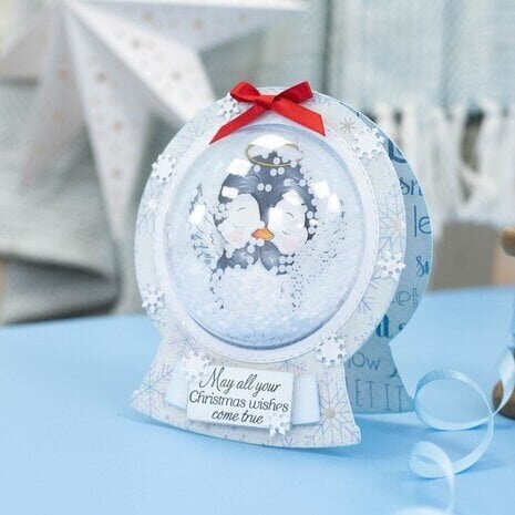 Crafter's Companion Cute Penguin Clear Stamps Christmas Blessings (CC-ST-CA-CBLE)