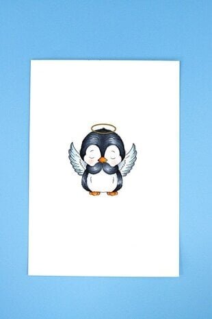 Crafter's Companion Cute Penguin Clear Stamps Christmas Blessings (CC-ST-CA-CBLE)