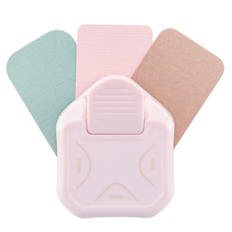 Vaessen Creative 3 in 1 Hoekpons Roze (2137-003)