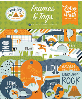Echo Park Dino-Mite Ephemera Frames & Tags (DM321025) Echo Park Dino-Mite Ephemera Frames & Tags (DM321025)