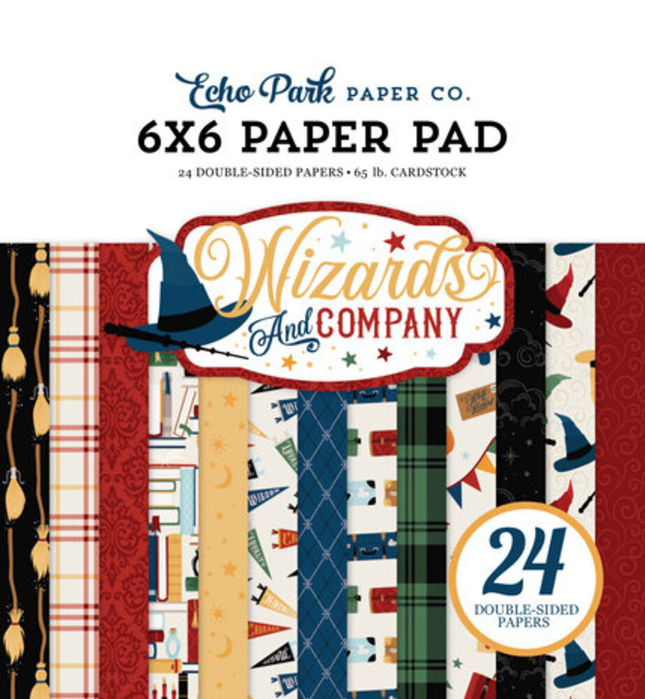 Echo Park Wizards And Company 6x6 Inch Paper Pad (WAC322023) Echo Park Wizards And Company 6x6 Inch Paper Pad (WAC322023)