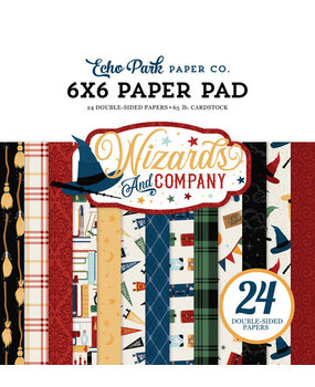 Echo Park Wizards And Company 6x6 Inch Paper Pad (WAC322023) Echo Park Wizards And Company 6x6 Inch Paper Pad (WAC322023)