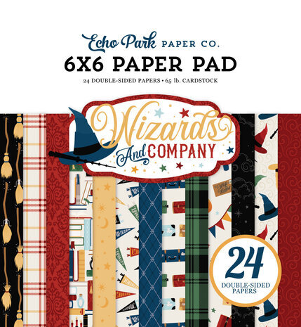 Echo Park Wizards And Company 6x6 Inch Paper Pad (WAC322023) Echo Park Wizards And Company 6x6 Inch Paper Pad (WAC322023)