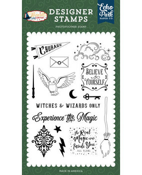 Echo Park Wizards And Company Witches And Wizards Only Clear Stamps (WAC322045) Echo Park Wizards And Company Witches And Wizards Only Clear Stamps (WAC322045)