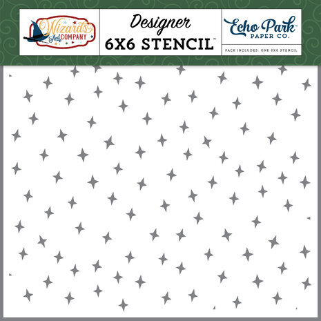 Echo Park Wizards And Company Charming Sparkles Stencil (WAC322034) Echo Park Wizards And Company Charming Sparkles Stencil (WAC322034)