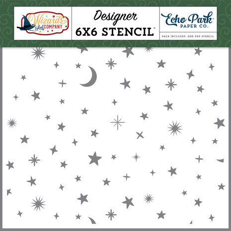 Echo Park Wizards And Company Magical Night Sky Stencil (WAC322036) Echo Park Wizards And Company Magical Night Sky Stencil (WAC322036)