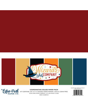 Echo Park Wizards And Company 12x12 Inch Coordinating Solids Paper Pack (WAC322015) Echo Park Wizards And Company 12x12 Inch Coordinating Solids Paper Pack (WAC322015)