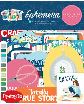 Carta Bella Happy Crafting Ephemera (CBHCR157024) Carta Bella Happy Crafting Ephemera (CBHCR157024)