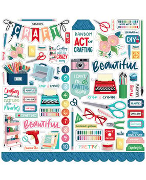 Carta Bella Happy Crafting 12x12 Inch Element Sticker (CBHCR157014) Carta Bella Happy Crafting 12x12 Inch Element Sticker (CBHCR157014)