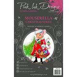 Pink Ink Designs Christmas Series Mouserella A5 Clear Stamps (PI216)