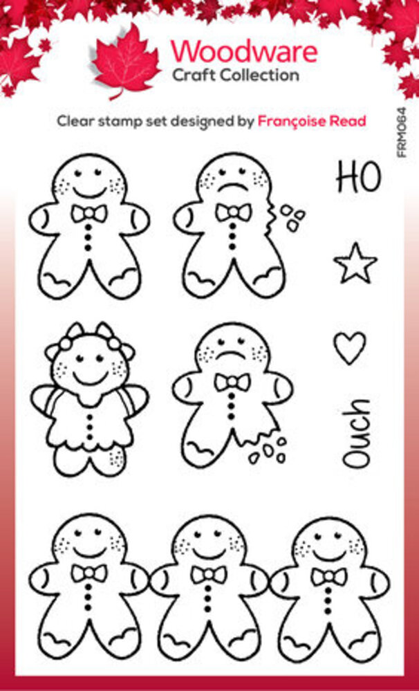 Woodware Tiny Gingerbread Man Clear Stamps (FRM064) Woodware Tiny Gingerbread Man Clear Stamps (FRM064)
