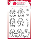 Woodware Tiny Gingerbread Man Clear Stamps (FRM064)