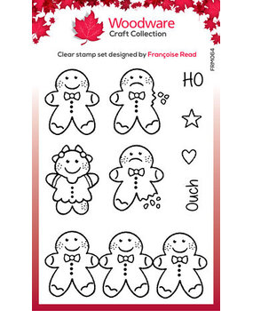 Woodware Tiny Gingerbread Man Clear Stamps (FRM064) Woodware Tiny Gingerbread Man Clear Stamps (FRM064)