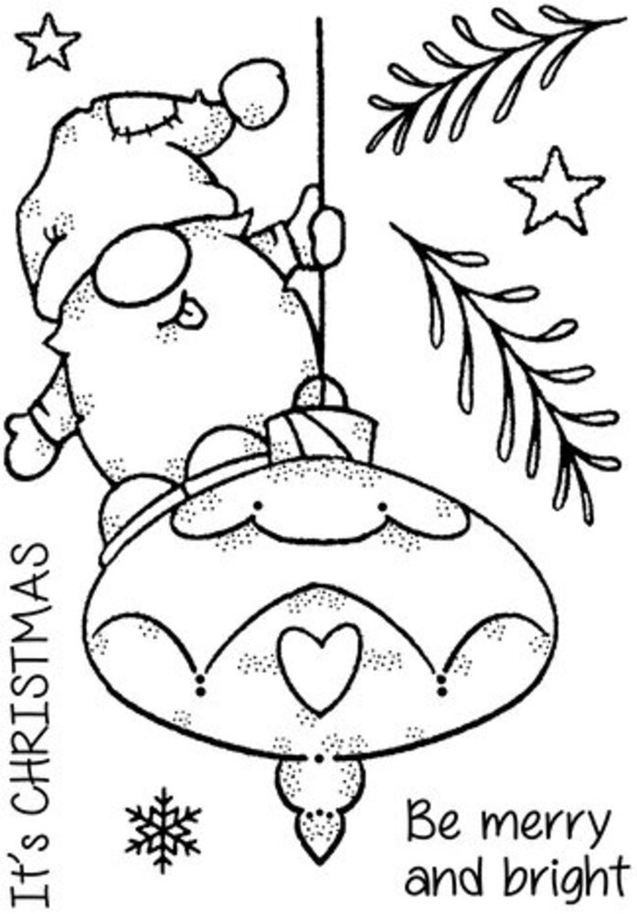 Woodware Funtime Gnome Clear Stamps (FRS1001)