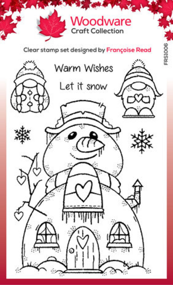Woodware Snow Gnomes Clear Stamps (FRS1006)