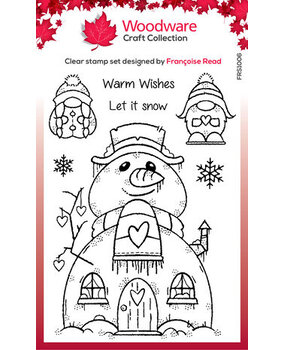 Woodware Snow Gnomes Clear Stamps (FRS1006)