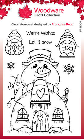Woodware Snow Gnomes Clear Stamps (FRS1006)