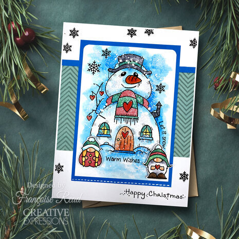 Woodware Snow Gnomes Clear Stamps (FRS1006)