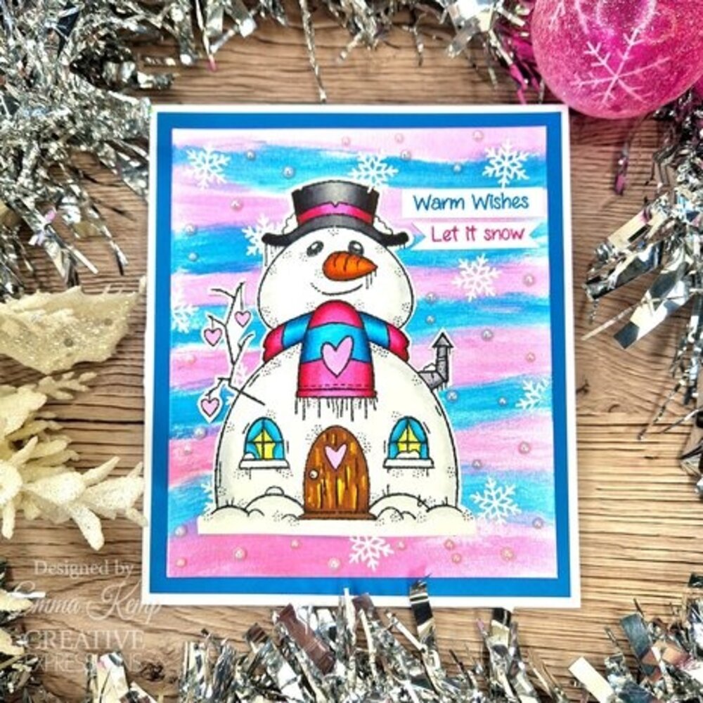 Woodware Snow Gnomes Clear Stamps (FRS1006)