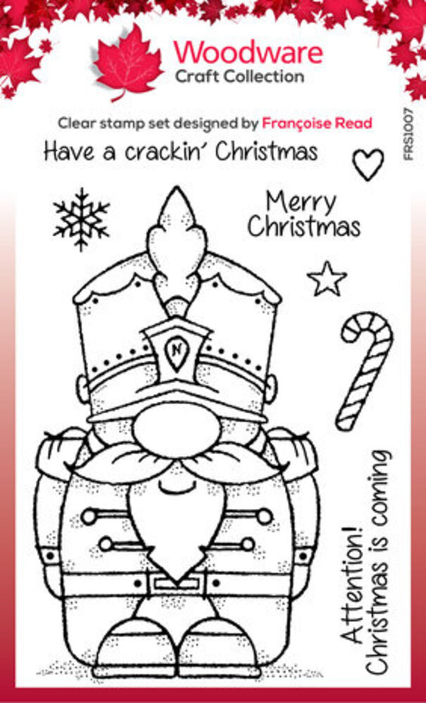 Woodware Nutcracker Gnome Clear Stamps (FRS1007)