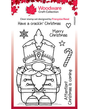 Woodware Nutcracker Gnome Clear Stamps (FRS1007)