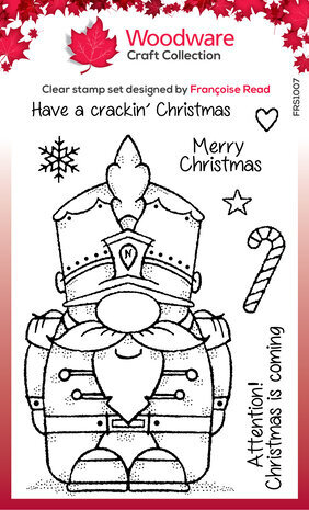 Woodware Nutcracker Gnome Clear Stamps (FRS1007)