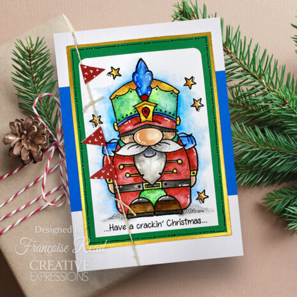 Woodware Nutcracker Gnome Clear Stamps (FRS1007)