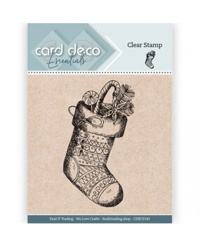 Card Deco Clear Stamp Stocking (CDECS143)*