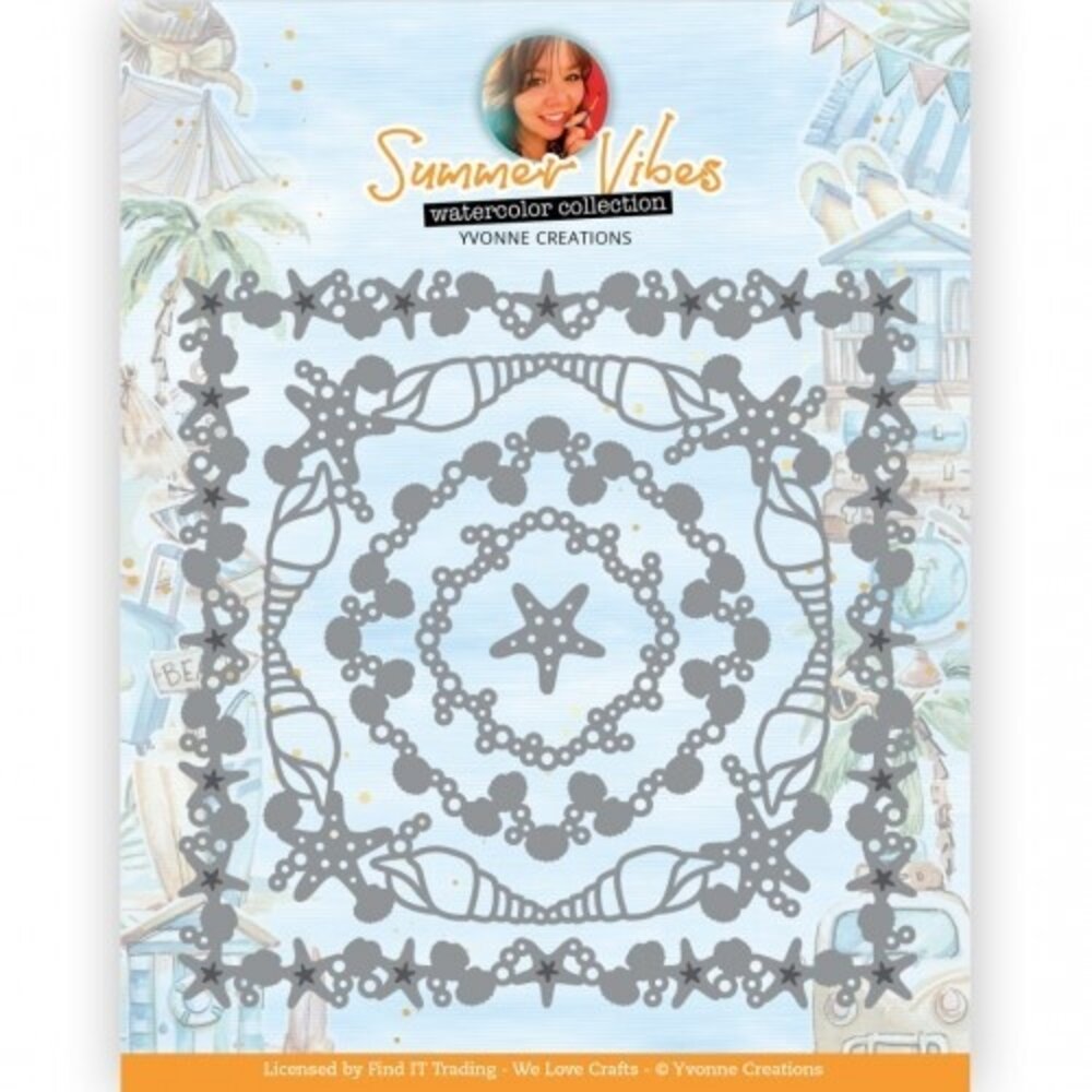 Yvonne Creations Summer Vibes Summer Frame Die (YCD10315) Yvonne Creations Summer Vibes Summer Frame Die (YCD10315)