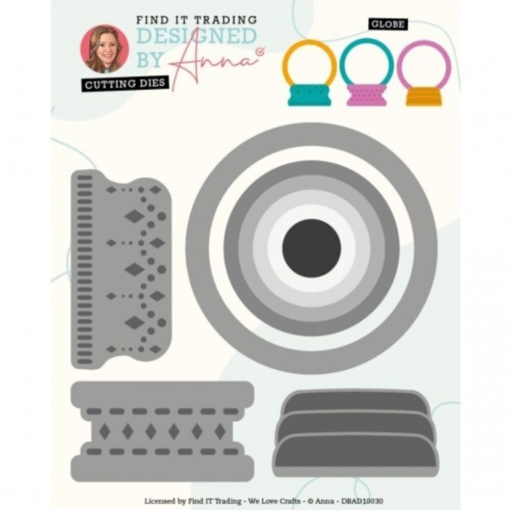 Designed by Anna Mix and Match Globe Die (DBAD10030) Designed by Anna Mix and Match Globe Die (DBAD10030)