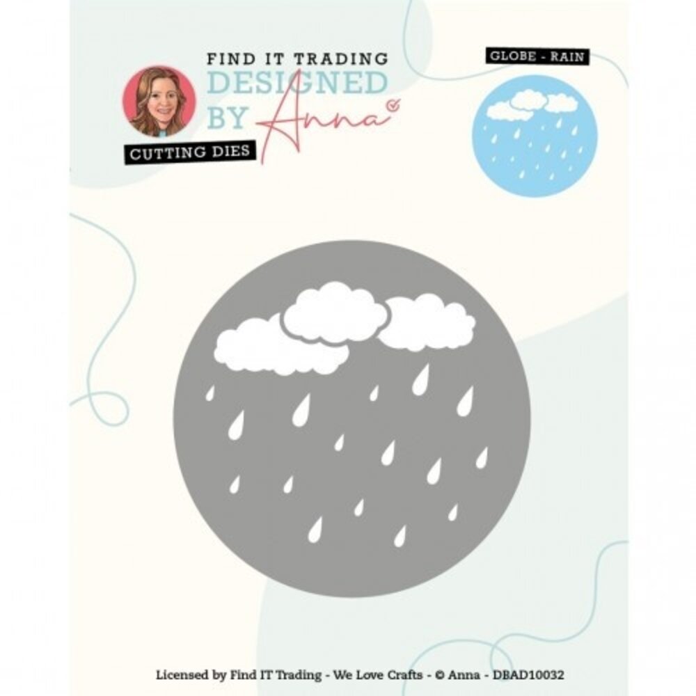 Designed by Anna Mix and Match Globe Rain Die (DBAD10032)