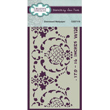 Creative Expressions Distressed Wallpaper 4x8 Inch Stencil (CEST119)